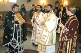 Preasfintitul Timotei a slujit Liturghia Darurilor mai înainte sfințite la Tarragona